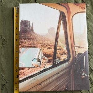 Vintage Desert Landscape Canvas Art